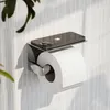 Toilettenpapierhalter Mit Ablage Für Toilettenzubehör, Produktbild-Vorschau 2