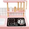 Kinderküche aus Holz – Retro-Design, rosa, inkl. Zubehör & Produktbild-Vorschau 19