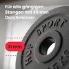 Hop-Sport GUSS Hantelset 116 kg, 1x Langhantel, 1x SZ Produktbild-Vorschau 3