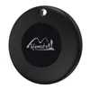 A black circular smart tag with a logo in the center. Náhled obrázku produktu