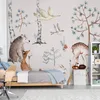 Selbstklebende Folie Fototapete - Forest Land With Animals Produktbild-Vorschau 1