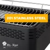 Rauchfreier Holzkohlegrill Tischgrill BBQ mit Ventilator Produktbild-Vorschau 6