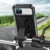 Držák telefonu na řídítka motocyklu 360°, vodotěsný černý Náhled obrázku produktu 8