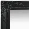 vidaXL Lustro ścienne w stylu barokowym 60x60 cm czarne Podgląd zdjęcia produktu 8
