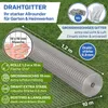 TTL GARDEN Drahtgitter 1,2m x 10m – 19mm Masche verzinkt Produktbild-Vorschau 2