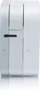 A white Brother P-touch P300BT Cube Bluetooth labeling device is shown from the side against a white background. Produktbild-Vorschau