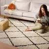 Teppich Hochflor - Grand Lines Cremefarben Schwarz Produktbild-Vorschau 3