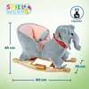SPIELWERK® Fauteuil à Bascule Éléphant Jouet à bascule Voir les images du produit 5