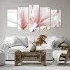 Bild auf Leinwand - Leinwandbild - 5 Teile - Zweig Magnolie Produktbild-Vorschau 6