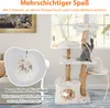 COSTWAY 135cm Kratzbaum, Katzenbaum mit Katzenhöhle, Produktbild-Vorschau 4
