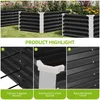 Hochbeet 120x58x46cm, Gartenbeet verzinkte Hochbeet, Produktbild-Vorschau 5