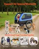 VEVOR rimorchio per cani, fino a 40 kg, rimorchio da Anteprima dell’immagine prodotto 7
