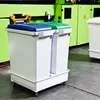 DURABLE Víko pro koš DURABIN® 90L, ?tvercové, zelená, Náhled obrázku produktu 9