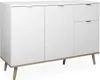 finori Göteborg 56 Kommode, weiß / Nachbildung Sonoma Eiche Produktbild-Vorschau 3