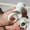 Illu-/Partylichterkette 40m - Außenlichterkette weiß -Made in Germany - 40 warmweiße LED Kugellampen Produktbild-Vorschau