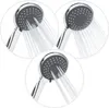 A collage of three close-up shots of a shower head, each demonstrating a different spray setting. Anteprima dell’immagine prodotto