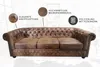 riess-ambiente Chesterfield 3-sedadlová pohovka 205 cm Náhled obrázku produktu 10