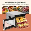 ProfiCook Dörrautomat Edelstahl LED-Display Glastür 6 Produktbild-Vorschau 6