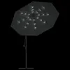 vidaXL Ampelschirm mit Aluminium-Mast 300 cm Anthrazit -  Produktbild-Vorschau 14