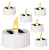 Solar Teelichter 6er Set Ø5,5cm Kunststoff Kerze Teelicht Produktbild-Vorschau 4