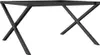 vidaXL Couchtisch-Gestell in X-Form 80x70x43 cm Stahl Produktbild-Vorschau 1