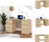 vidaXL Psací stůl Sonoma dub 140x50x77 cm materiál na bázi Náhled obrázku produktu 2