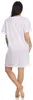 Damen Nachthemd Sleepshirt Nachtwäsche; Weiß XL Produktbild-Vorschau 3