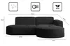 Kaiser Möbel Ecksofa, Sofa L form, Couch L form MODENA L Produktbild-Vorschau 3