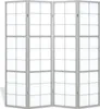 Homestyle4u Paravent Séparateur de pièce 4 panneaux Bois Voir les images du produit 1