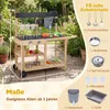 COSTWAY, cucina da gioco per bambini da esterno, con Anteprima dell’immagine prodotto 3