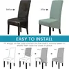 4 kusy krytů židlí Stretch Elastan kryt židle pro jídelnu Náhled obrázku produktu 8