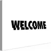 Italienischer Leinwand Leinwandbild - Welcome (1 Part) Wide Produktbild-Vorschau 1