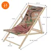 ECD Germany Set da 5 sedie a sdraio pieghevoli Floral Anteprima dell’immagine prodotto 8
