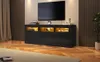 Sweiko 160x35x60cm lesklá TV skrinka s LED osvetlením, 3 Náhľad obrázku produktu 18