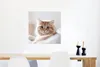 MuchoWow® Poster Katze - Rot - Bett - Mädchen - Kinder - Produktbild-Vorschau 5