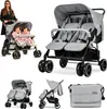 Lorelli Twin Grau Duo-Kinderwagen inkl. Wickeltasche Produktbild-Vorschau 7