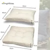 sunnypillow Polster für Gartenmöbel - 2er Set : Sitzkissen Produktbild-Vorschau 3