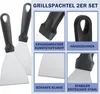 Herogo Grillspachtel 2er Set Edelstahl Spachtel Produktbild-Vorschau 3