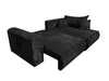 Ecksofa Berlin 255x160 Schwarz CORD mit schlaffunktion und Produktbild-Vorschau 3