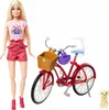 Barbie -Puppe Pink Passport-Set mit Fahrrad, Kleidung und Produktbild-Vorschau 2
