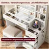 ProximaX Multifunktionaler Schminktisch mit Glasplatte, Produktbild-Vorschau 8