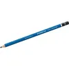 A single blue pencil with black text and a sharpened tip, lying diagonally on a white background. Anteprima dell’immagine prodotto