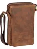 Greenburry Vintage Leder Handy Umhängetasche 13x22cm Produktbild-Vorschau 18
