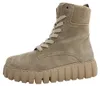 Gabor - Bottines à lacets, couleur beige, style décontracté Voir les images du produit 1