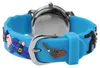 Excellanc Kinderuhr Polizeimotiv blau Silikonband Lernuhr Produktbild-Vorschau 3