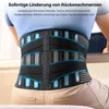 Rückenbandage, Bandscheiben-Gürtel, Lendenwirbelstütze, mit Produktbild-Vorschau 4