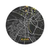 MuchoWow® Mauspad Mousepad Schwarz und Gold - Stadtplan - Produktbild-Vorschau 1