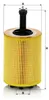 MANN-FILTER filtro olio HU 719/7 x Anteprima dell’immagine prodotto 5