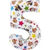 Star Folienballon Zahl 5, 66 cm Produktbild-Vorschau 2