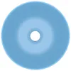 VidaXL: Lavabo de cerámica, color azul claro, forma redonda Vista previa de la imagen del producto 4